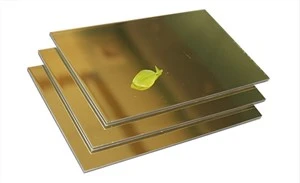 Spiegel Finish Gebäude Material Aluminium Composite Panel für Innen- und Außendekoration