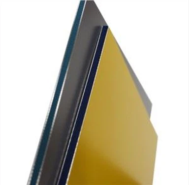 Verbundplatte aus gebürstetem Aluminium