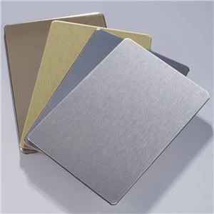 Gebürstete Aluminium-Verbundplatte Drahtziehen ACP-Aluminium-Kunststoff-Verbundplatte